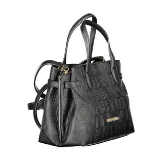 Black Polyurethane Women's Bag
