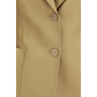 Beige Linen Jacket