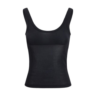 Camisa negra de viscosa