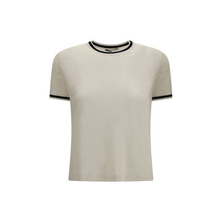 Beige Linen T-Shirt