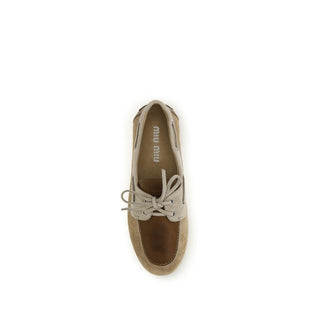 Mocasines sin cordones multicolor de cuero de becerro Bos Taurus