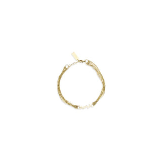 Pulsera de latón dorado