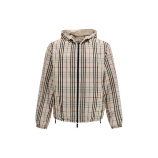 Beige Polyester Shell Jacket