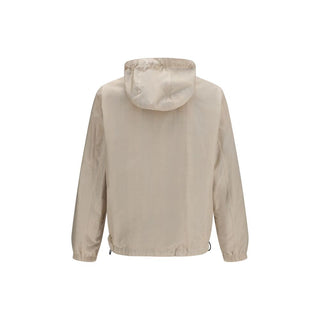 Beige Polyester Shell Jacket