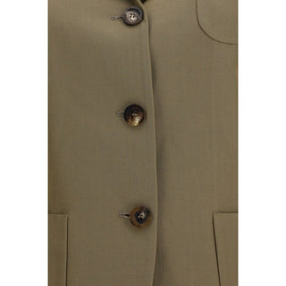 Brown Viscose Blazer