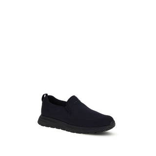 Blaue Stoffturnschuhe