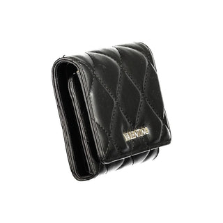 Black Polyurethane Women's Wallet