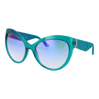 Turquoise Stainless Steel Sunglasses