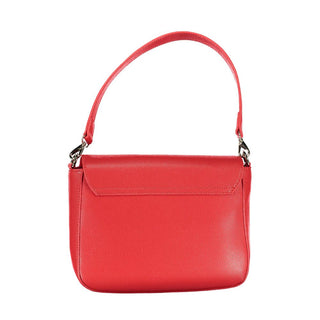 Rosso Polyurethane Women's Bag with Removable Handles
