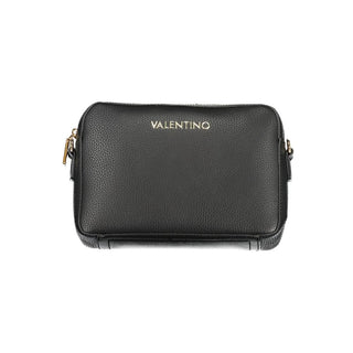 Bolso negro de poliuretano para mujer  