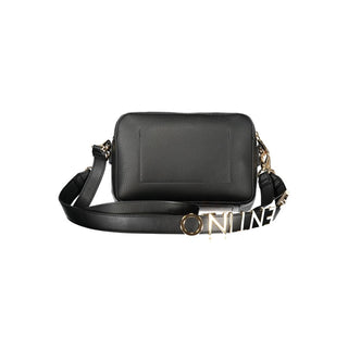 Bolso negro de poliuretano para mujer  