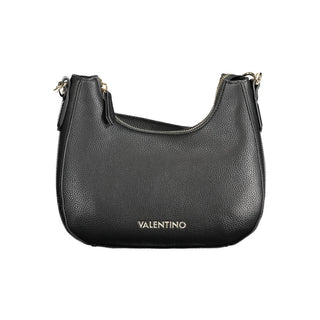 Bolso negro de poliuretano para mujer
