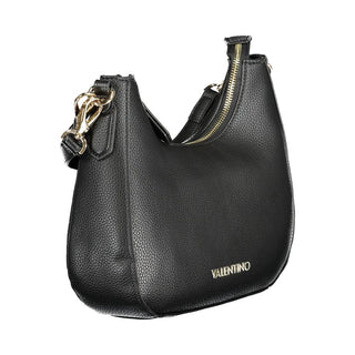 Bolso negro de poliuretano para mujer