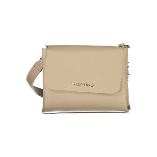 Bolso de mujer beige de poliuretano  