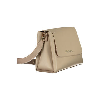 Bolso de mujer beige de poliuretano  