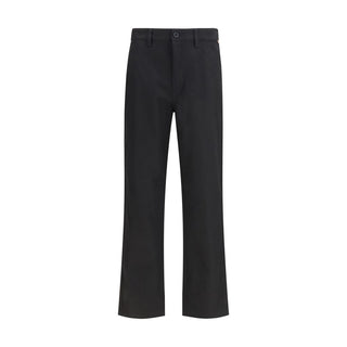Schwarze Chino-Hose aus Baumwolle