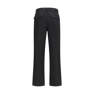 Schwarze Chino-Hose aus Baumwolle