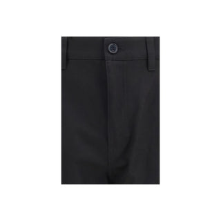 Schwarze Chino-Hose aus Baumwolle
