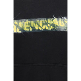 Black Cotton Sweatshirt