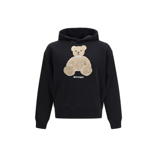 Schwarzes Baumwoll-Sweatshirt