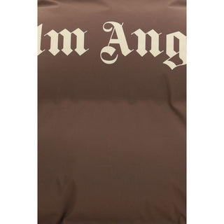 Brown Polyamide Full-Length Jacket
