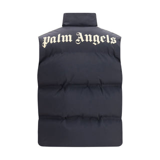 Black Polyamide Sleeveless Jacket
