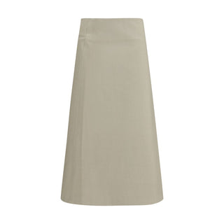 Bicolor Cotton Skirt