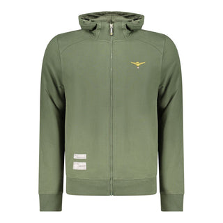 Blauer Kapuzenpullover aus Baumwolle für Herren