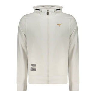 Sudadera con capucha para hombre de algodón blanco