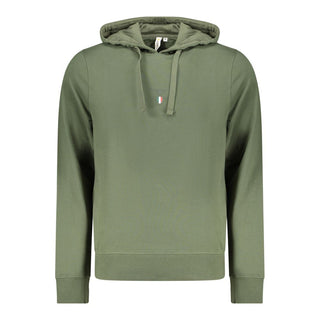 Sudadera con capucha para hombre de algodón verde