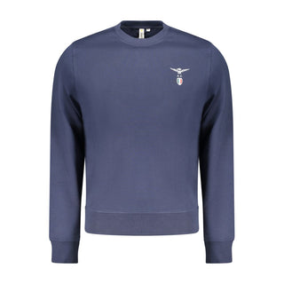 Sudadera azul de algodón para hombre