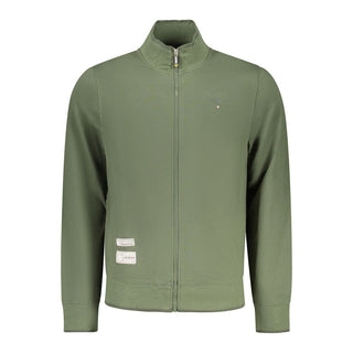 Sudadera para hombre de algodón verde