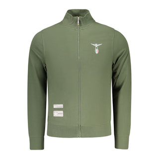 Pantalón de chándal de algodón verde para hombre