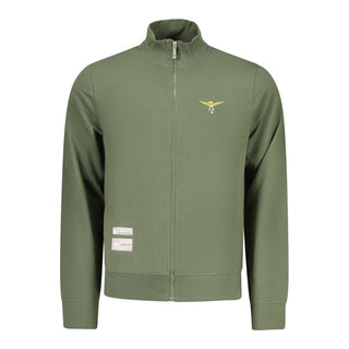 Sudadera para hombre de algodón verde