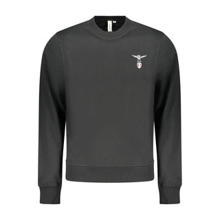Sudadera de algodón negra para hombre