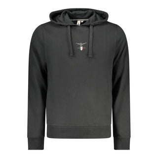 Sudadera con capucha para hombre de algodón azul