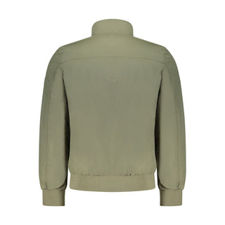 Verde Poliestere Men Jacket
