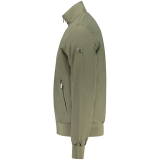 Verde Poliestere Men Jacket