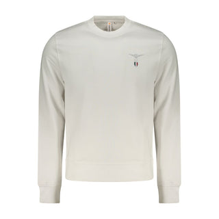 Sudadera blanca de algodón para hombre