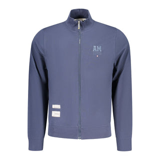 Sudadera azul de algodón para hombre