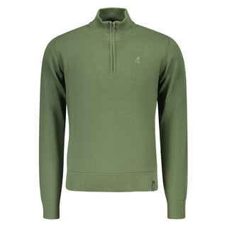 Suéter verde de algodón para hombre