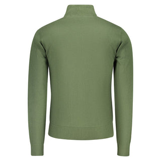 Suéter verde de algodón para hombre