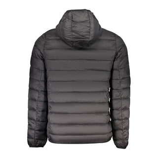Black Polyester Men's Jacket
