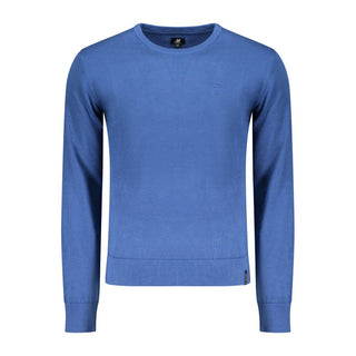 Suéter azul de algodón para hombre