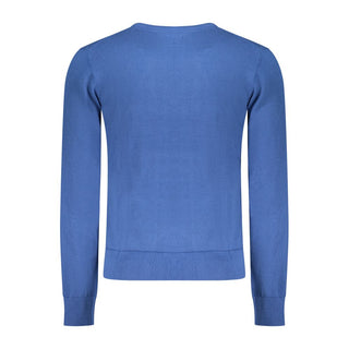 Suéter azul de algodón para hombre
