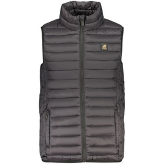 Nero Poliestere Men Gilet