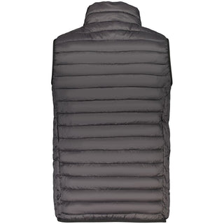 Nero Poliestere Men Gilet