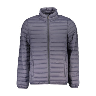 Marrone Polyamid Herrenjacke