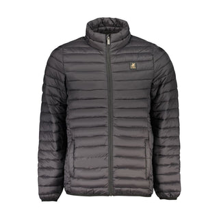Black Polyester Men's Jacket