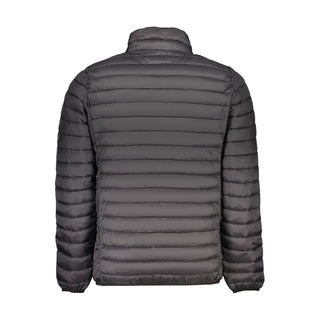 Black Polyester Men's Jacket